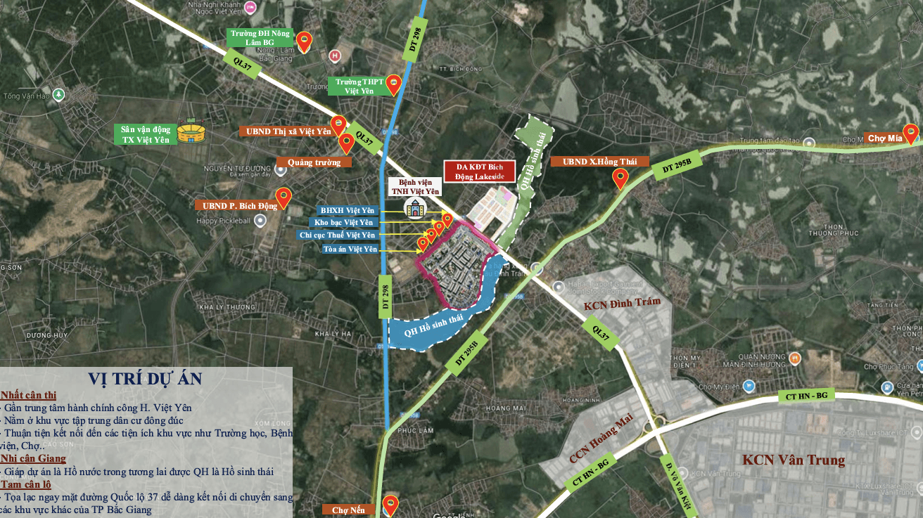 Bản đồ vị trí dự án